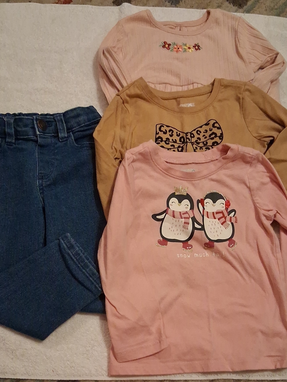 Garanimals 2t Kids Long-Sleeve Top Bundle With Jeans